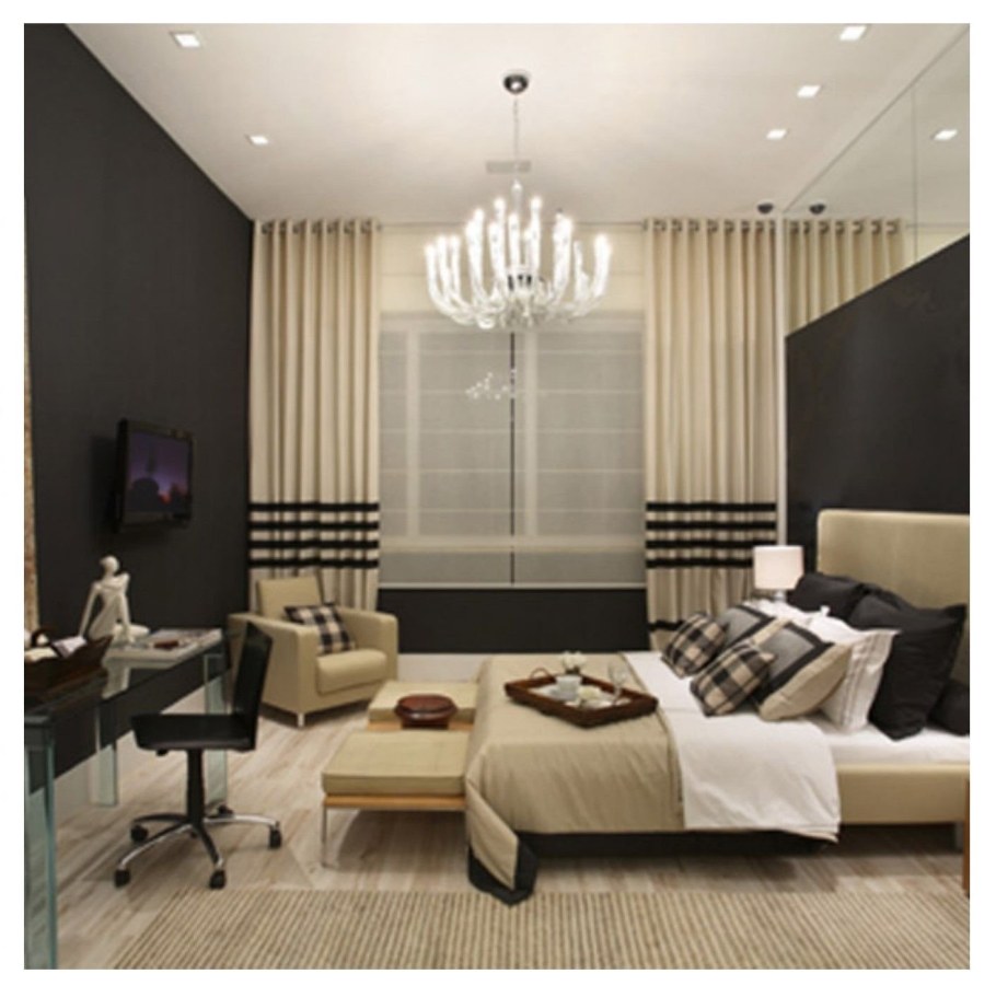 Интерьер в бежево коричневых тонах