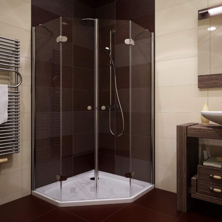 Душевые ограждения GUTEWETTER пятиугольные