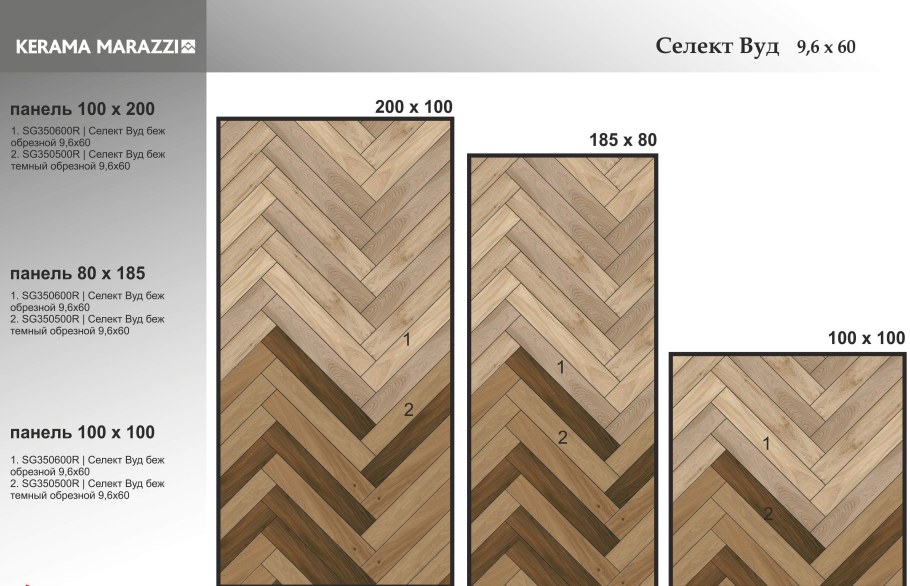 Kerama Marazzi Селект Вуд беж