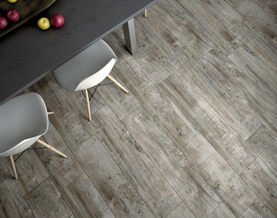 Керамический гранит 20x80 антик Вуд бежевый обрезной