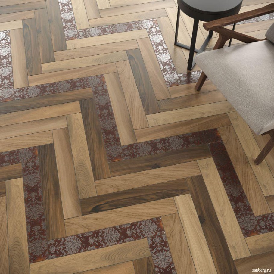 Керамогранит Kerama Marazzi Селект Вуд беж темный обрезной 9,6х60