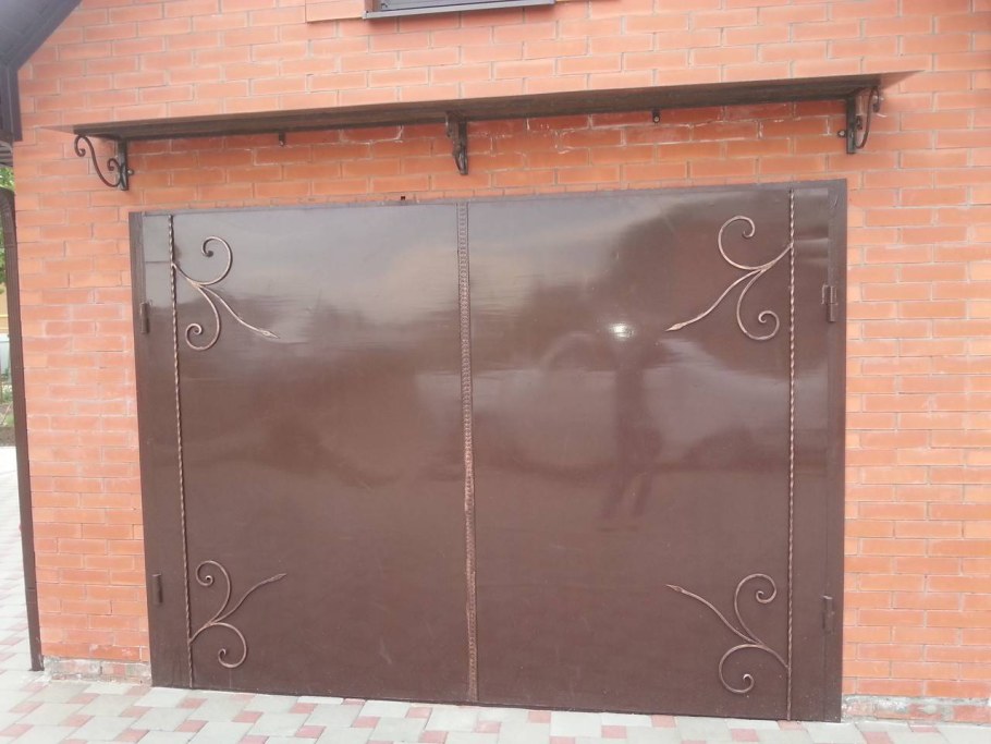 Гаражные ворота сварные
