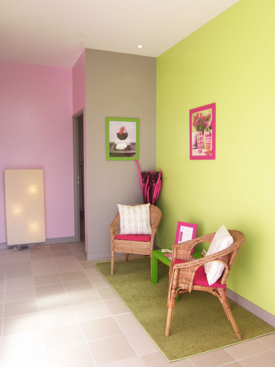 Разноцветные стены