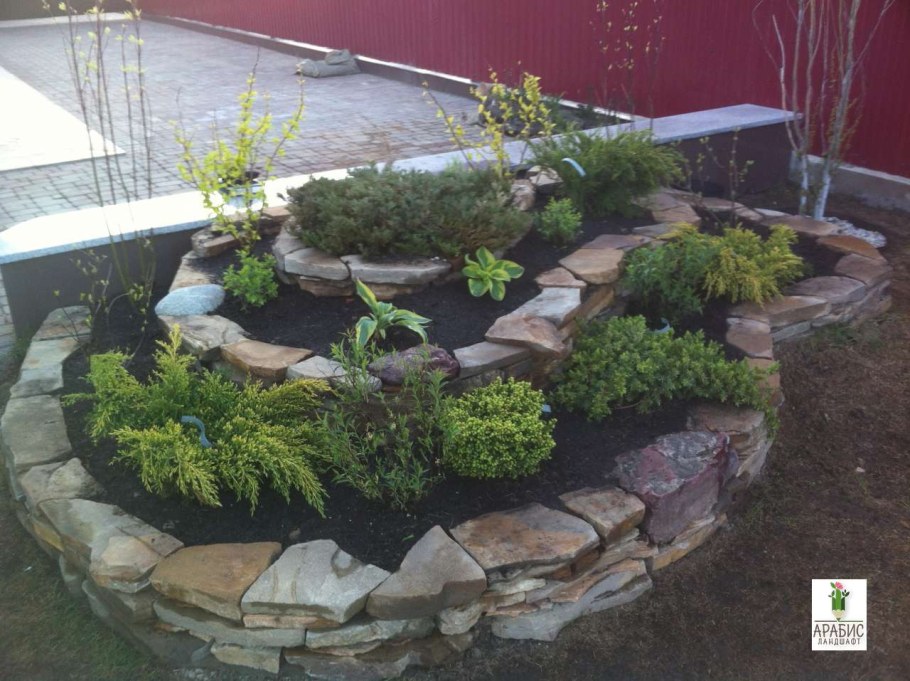 Альпинарий хвойные Каскад