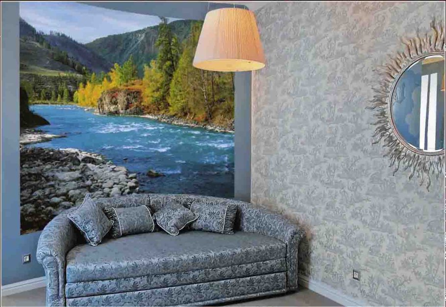 Фотообои в интерьере