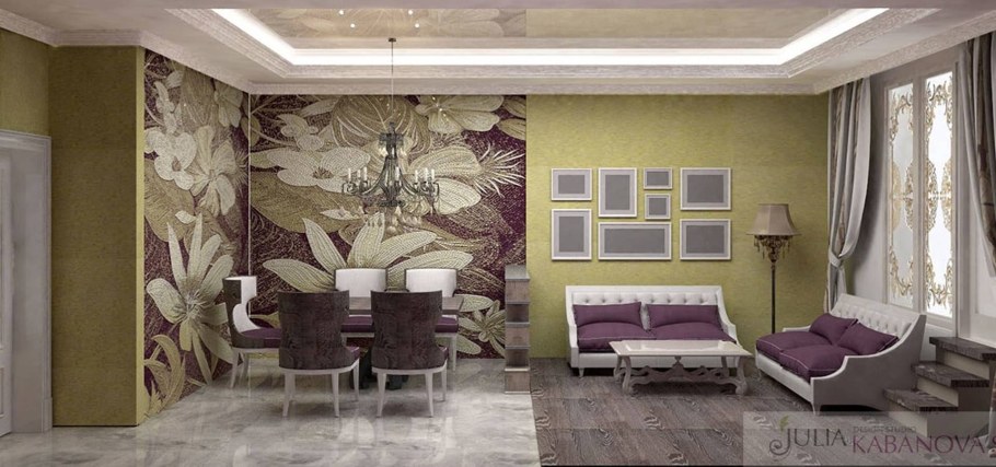 Обои компаньоны в интерьере