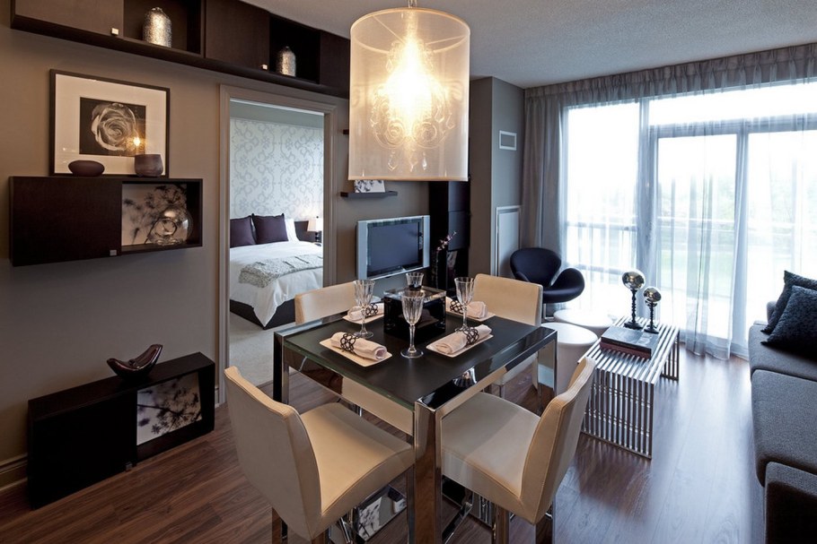 Гостиная со столовой зоной