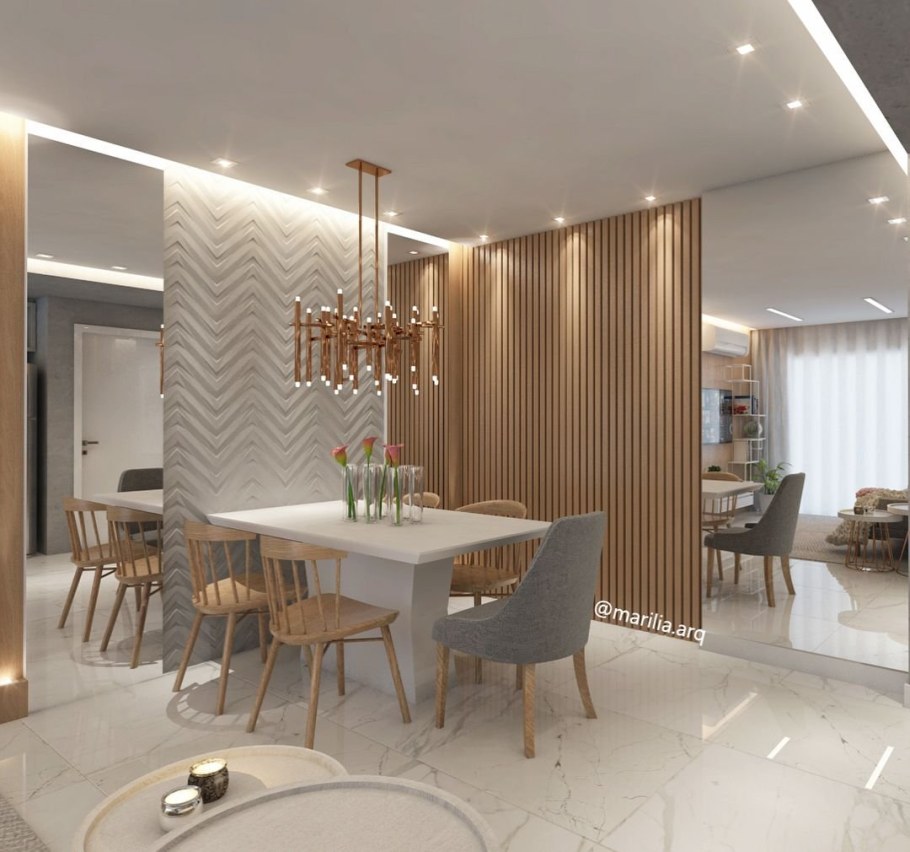 Гостиная с обеденной зоной