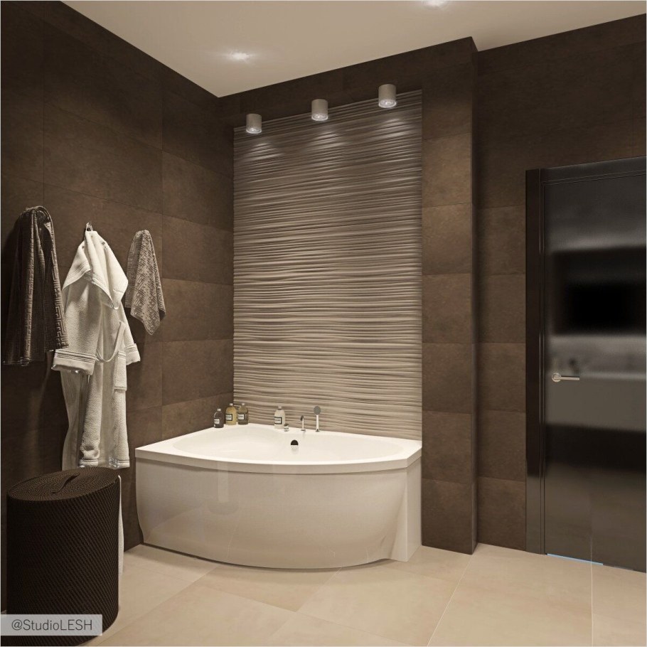 Угловая ванная комната