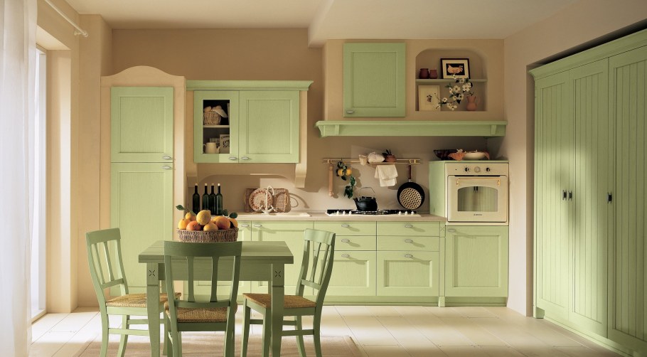 Кухня Белла фисташка