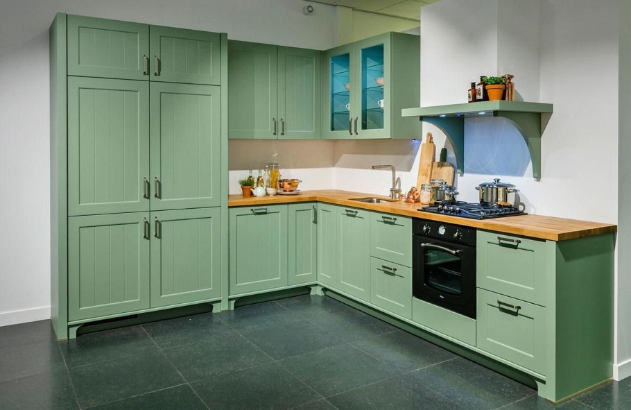Кухня Прованс изумруд касторама