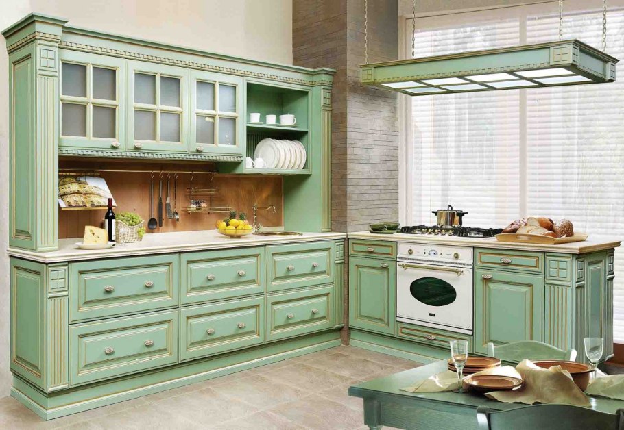 Кухни Зов массив дуба классика