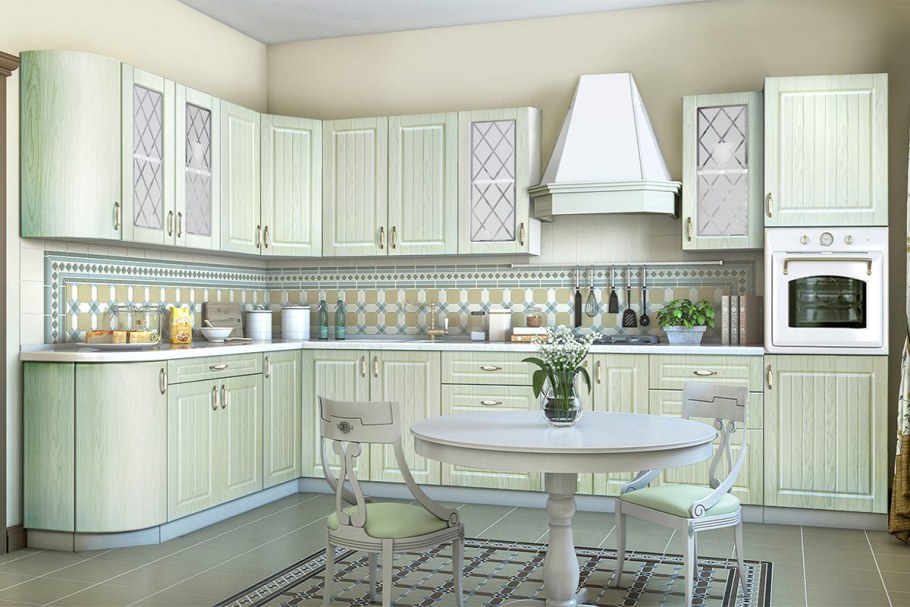 Кухня фисташка Прованс Диал