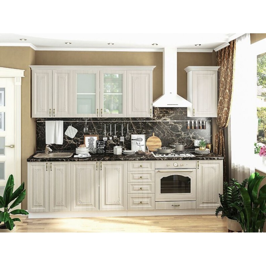 Кухня Виктория белый Сандал Сурская мебель