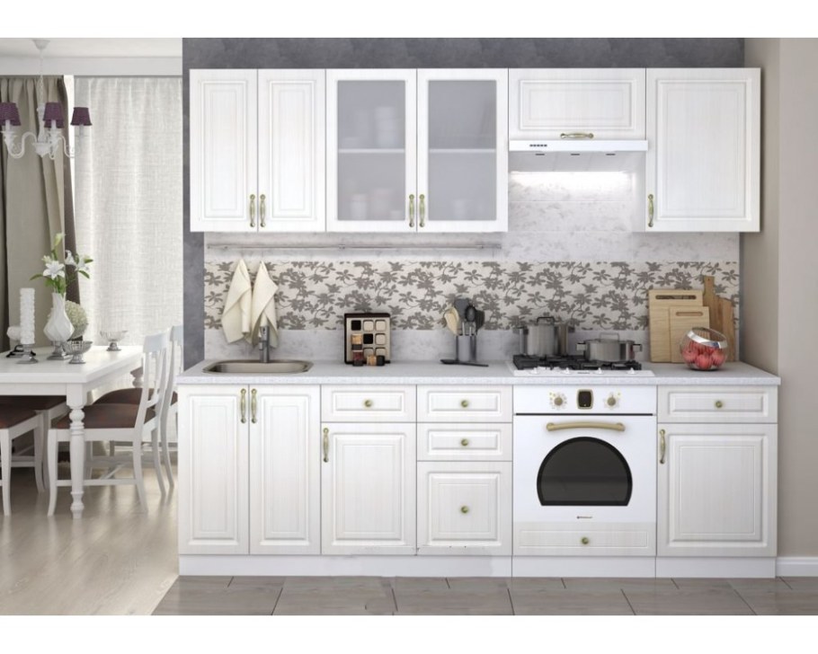 Кухня Юлия Стендмебель Сандал белый