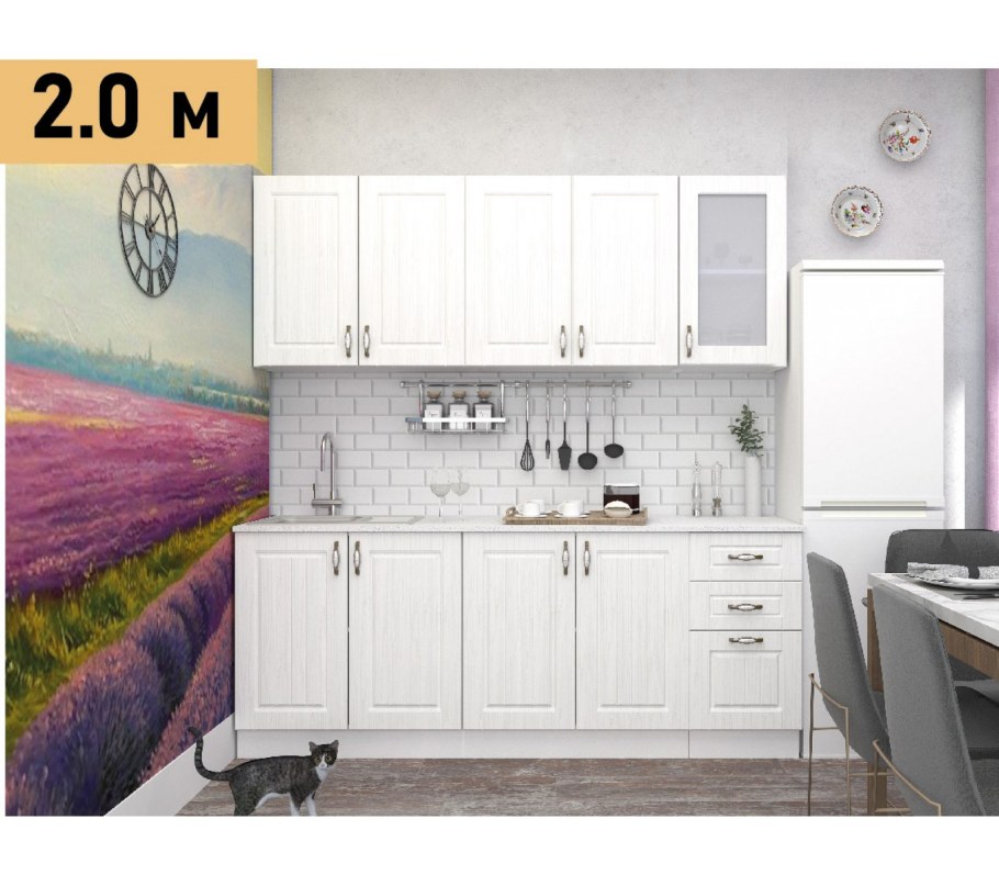 Кухня Прованс Диал ясень патина