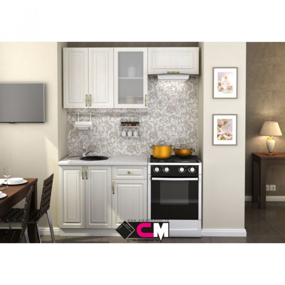 Кухня Юлия Стендмебель Сандал белый