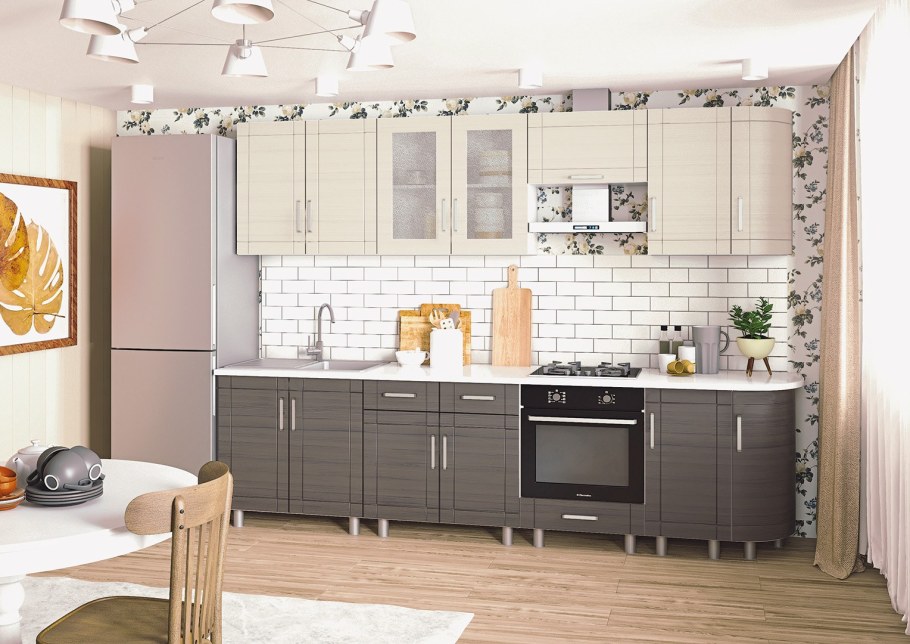 Кухня Юлия модульная Сандал белый