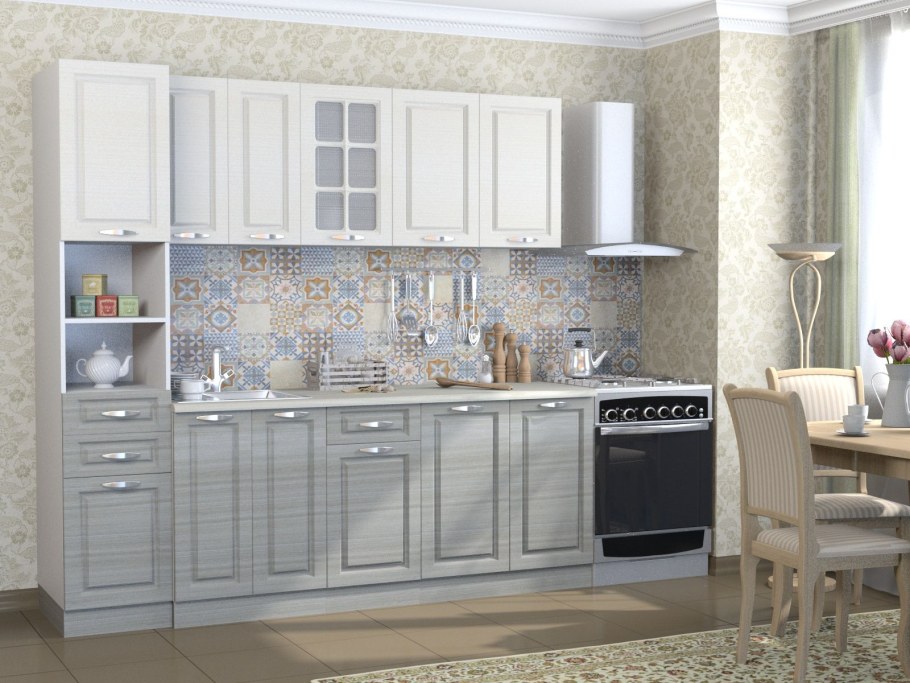 Стендмебель кухня Модена белый