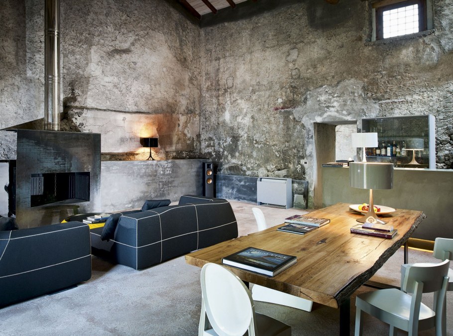 Интерьер в стиле брутализм и необрутализм