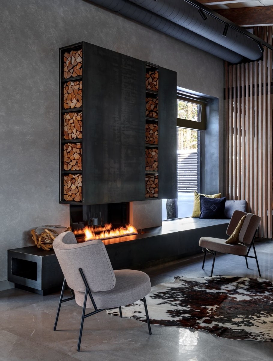 Брутализм в интерьере