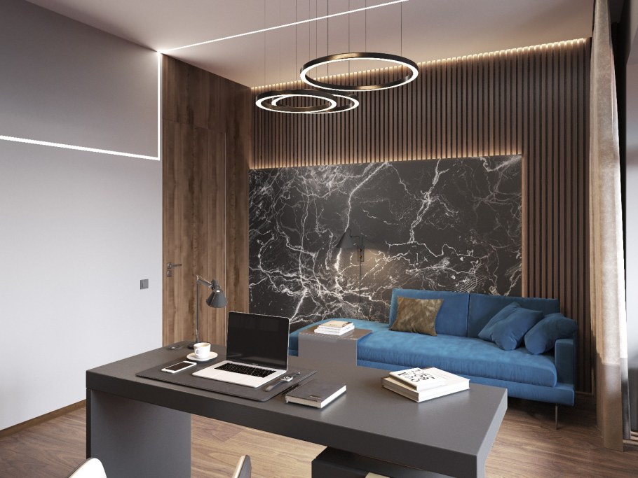 Современный брутальный интерьер