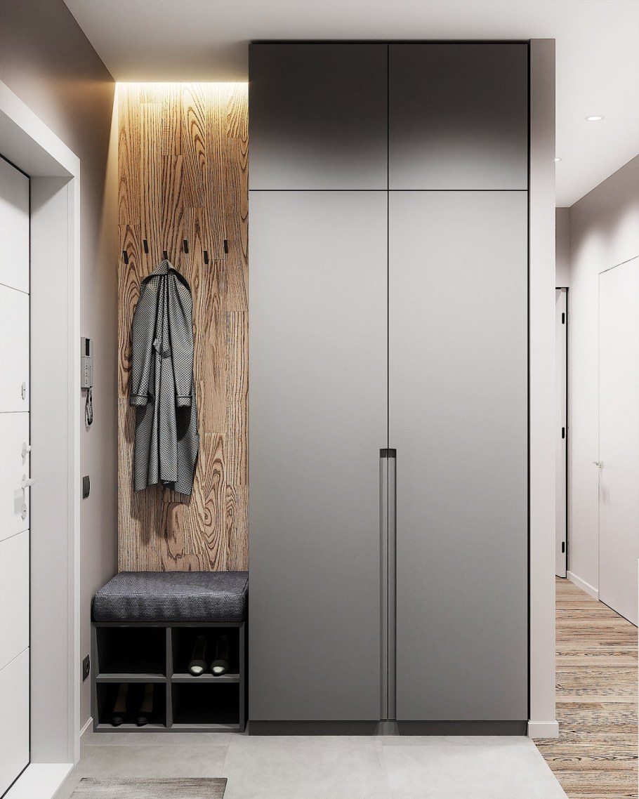 Современные шкафы с распашными дверями