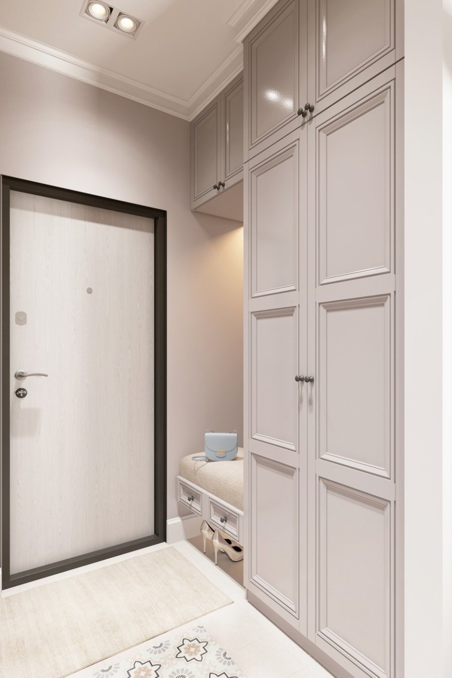 Прихожая в стиле современной классики