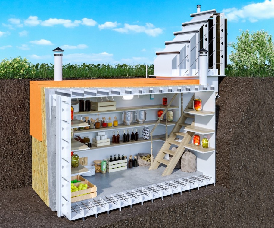 Пластиковый погреб Русь 2500х2000х2000