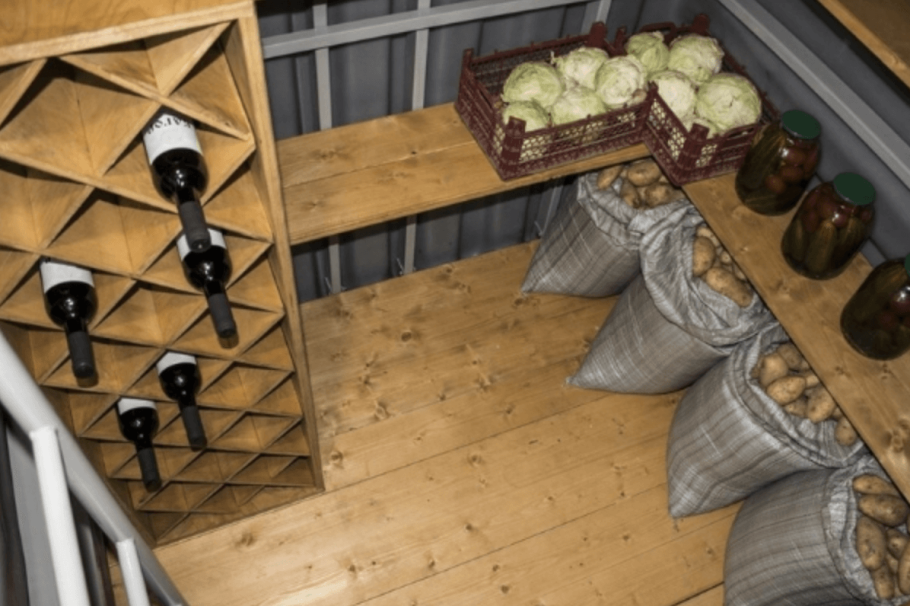 Подпол для хранения овощей