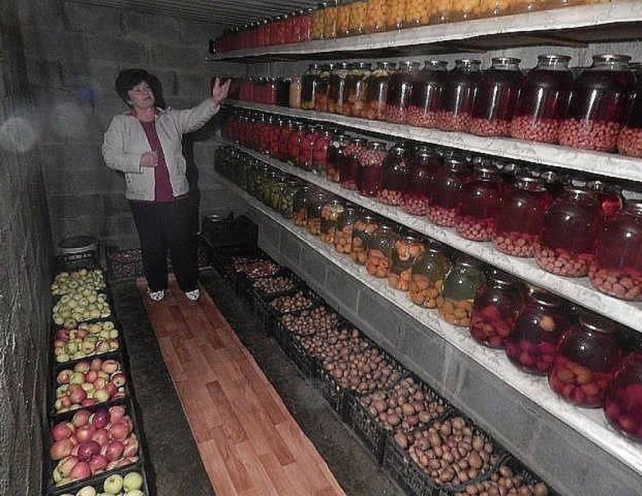 Подвал для хранения ово