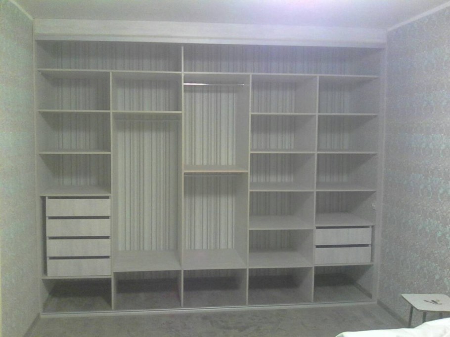 Выбеленное дерево ЛДСП шкаф