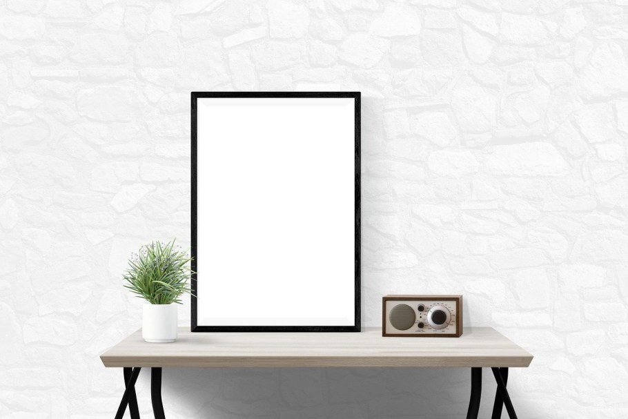 Мокапы рамка в интерьере