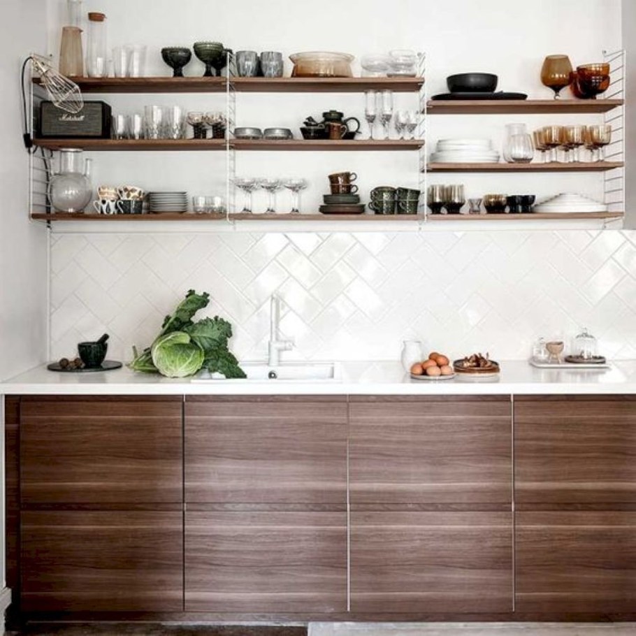 Кухня икеа грецкий орех