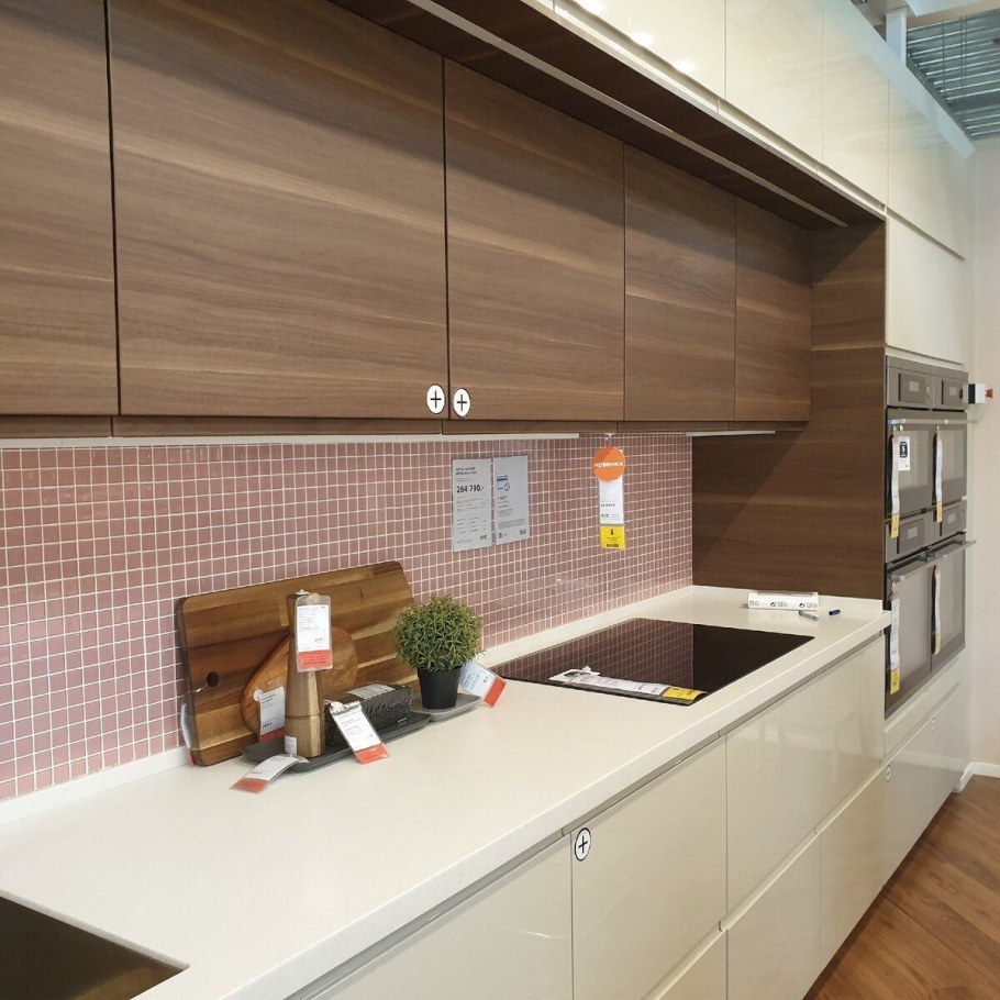 Кухня икеа Воксторп белая