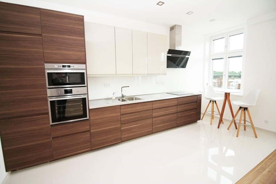 Фасад икеа Воксторп грецкий орех