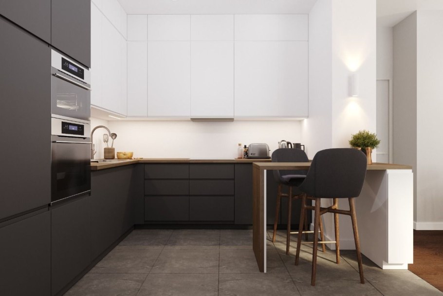 Современные кухни угловые