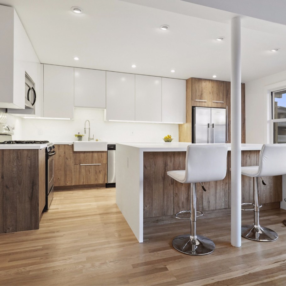 Кухня икеа Воксторп дуб