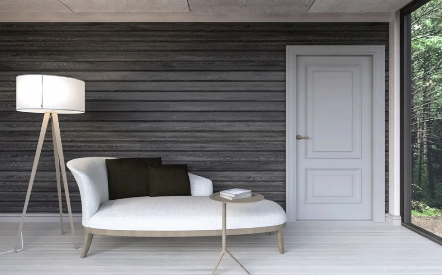 Вагонка штиль крашеная белая