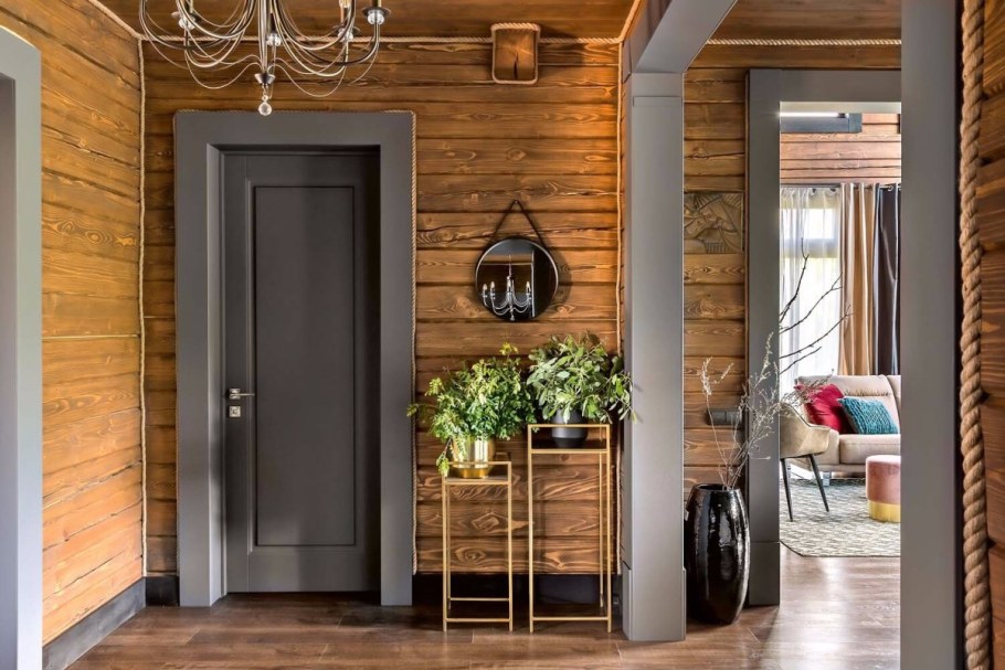 Межкомнатные двери в деревянном доме