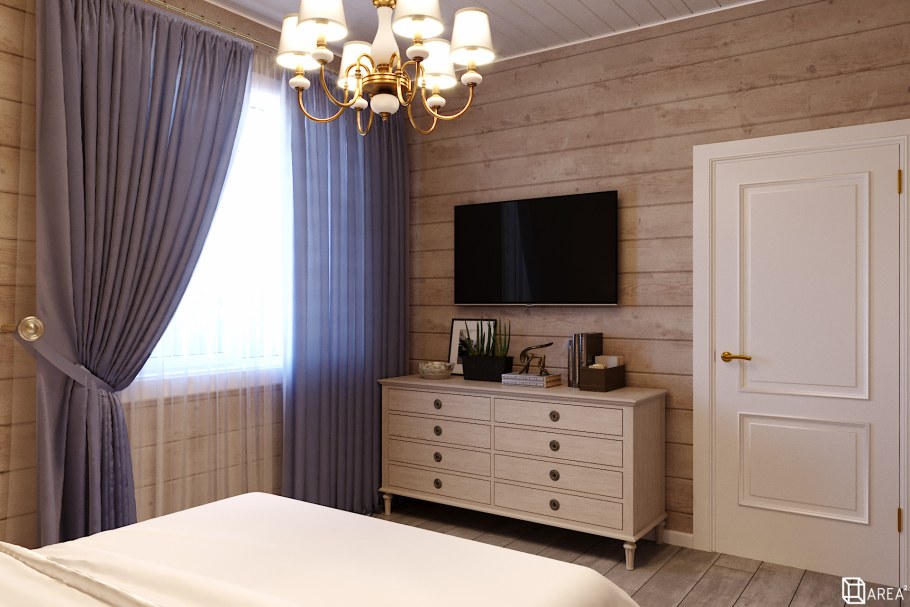 Имитация бруса в интерьере