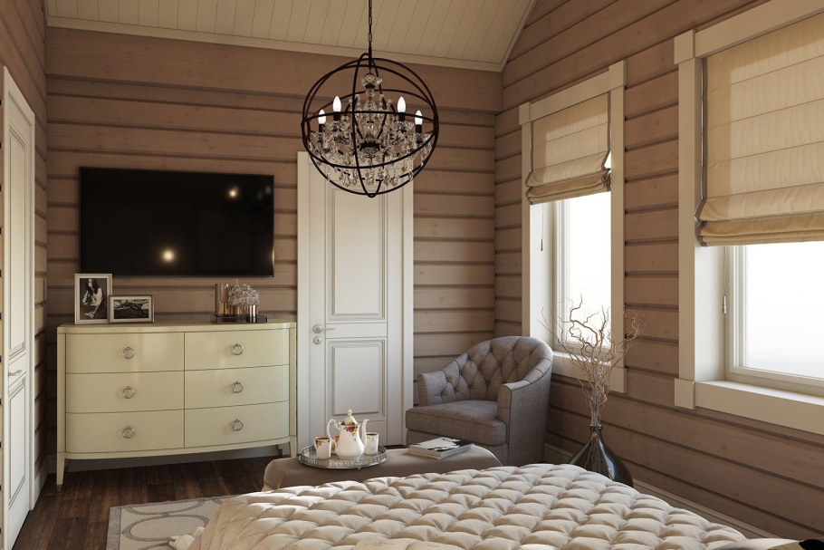 Tikkurila зеленый имитация бруса