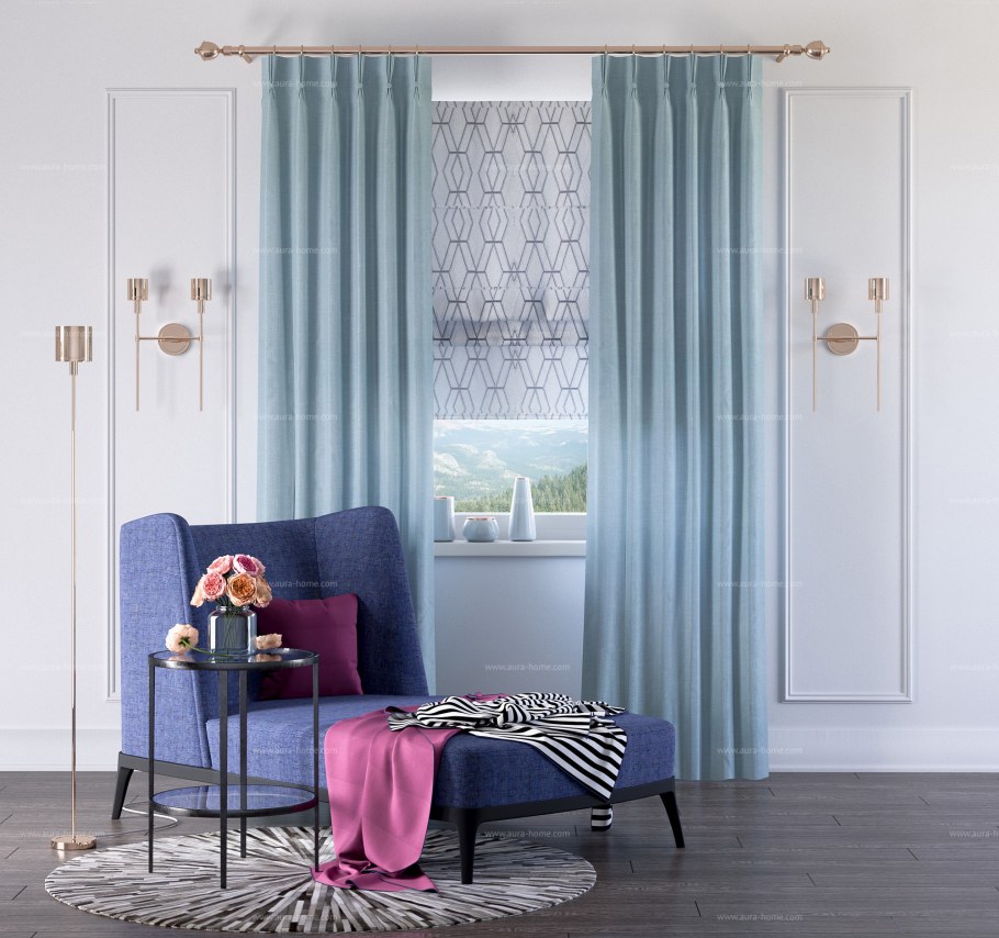 Тюль вместо штор