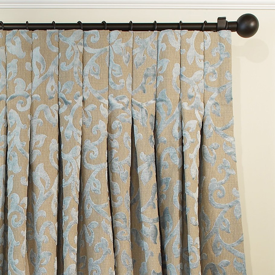 Ручная складка на шторах