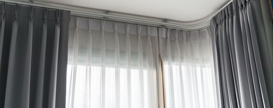 Бантовая складка на тюли