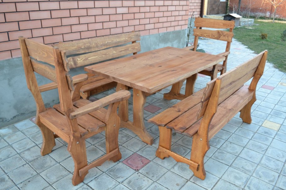 Мебель для сада из дерева