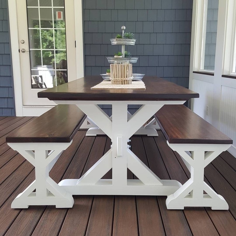 Стол на террасу деревянный