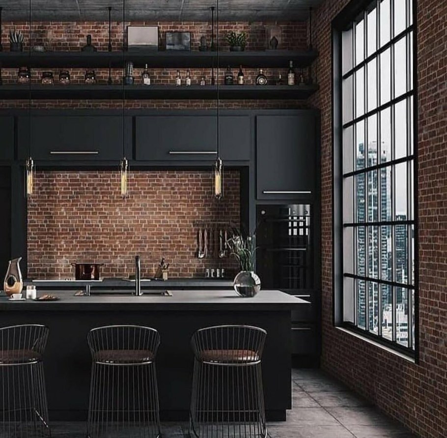 Кухня лофт Индастриал