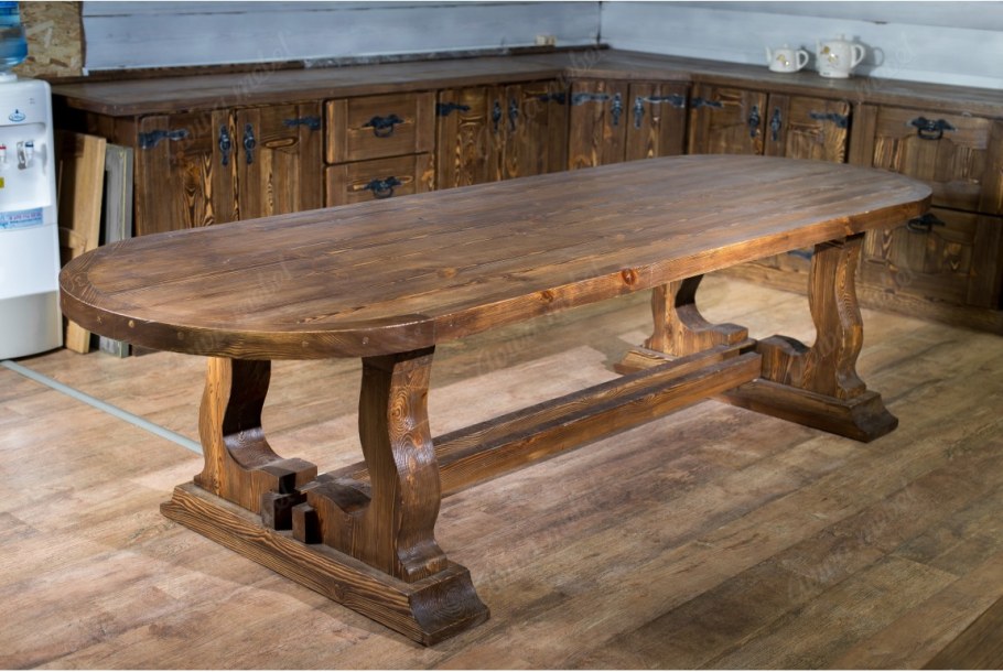 Техсервис стол массив 111,9 дерево скамья