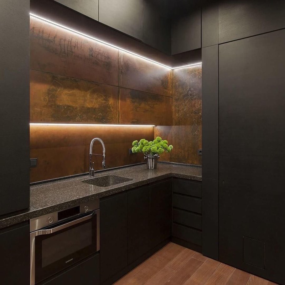 Кухня лофт 10 м 2